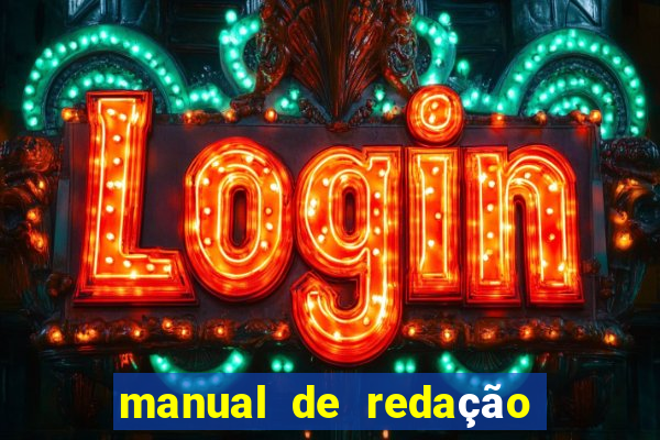 manual de redação folha de são paulo pdf