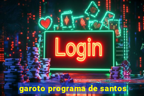 garoto programa de santos