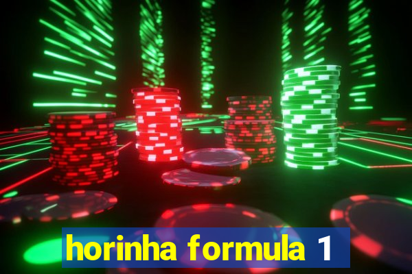 horinha formula 1