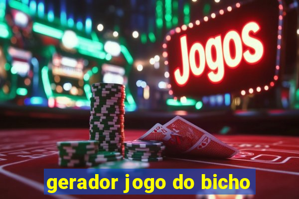 gerador jogo do bicho