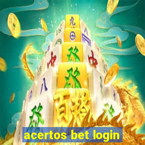 acertos bet login